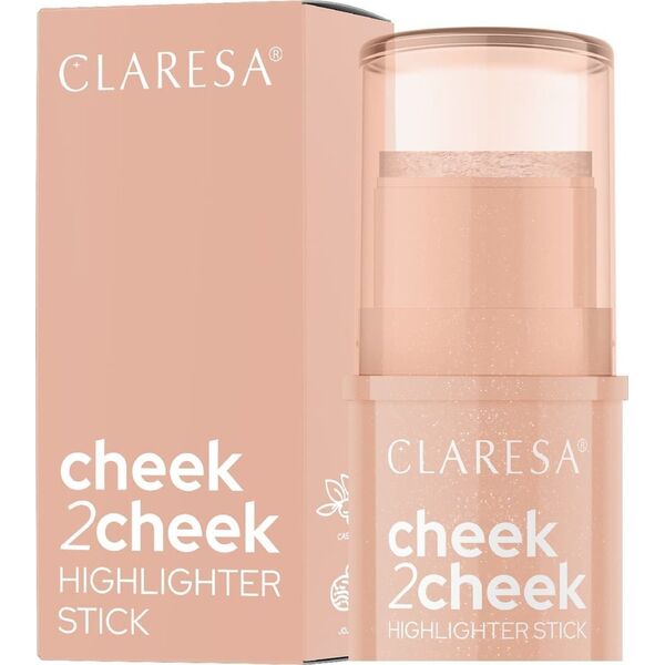Claresa CLARESA Cheek2Cheek Kremowy rozświetlacz w sztyfcie 01 Pearl Shine