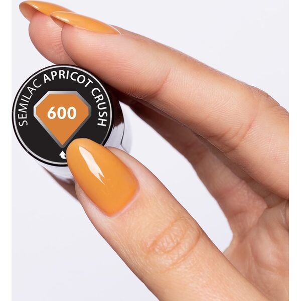Semilac SEMILAC Lakier hybrydowy Apricot Crush nr 600 7 ml