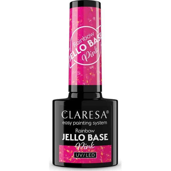 Claresa CLARESA Rainbow Jello Base Baza hybrydowa - Pink 5 g
