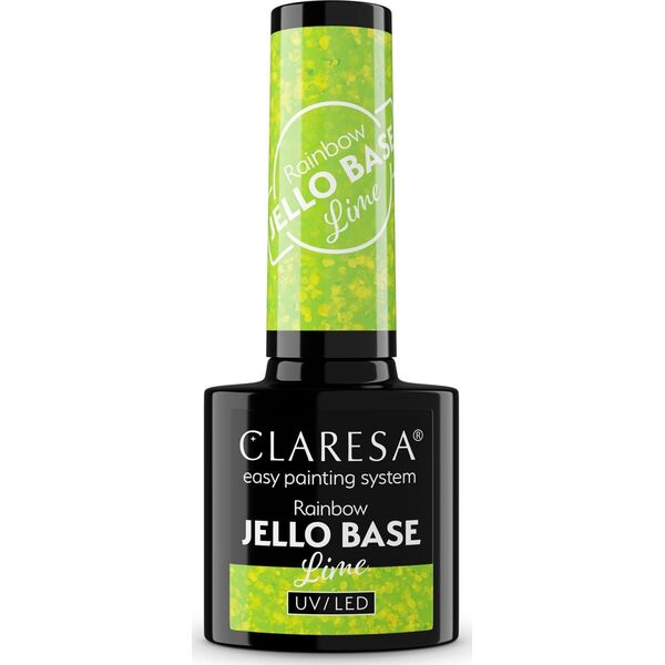 Claresa CLARESA Rainbow Jello Base Baza hybrydowa - Lime 5 g