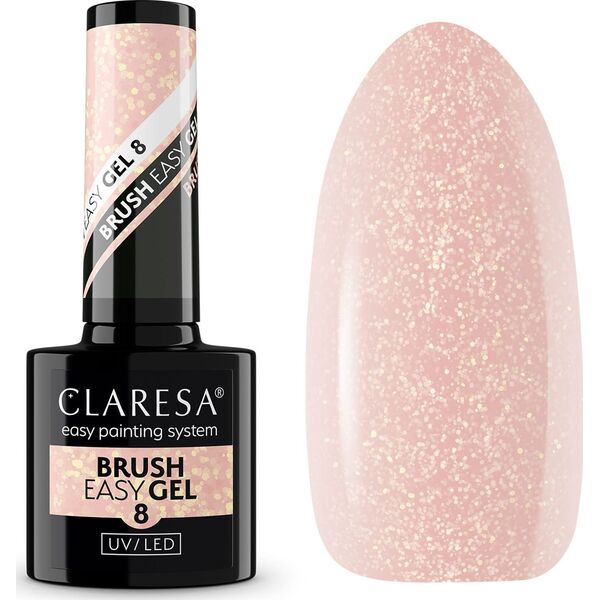 Claresa CLARESA N Brush Easy Gel nr 8 - 5 g