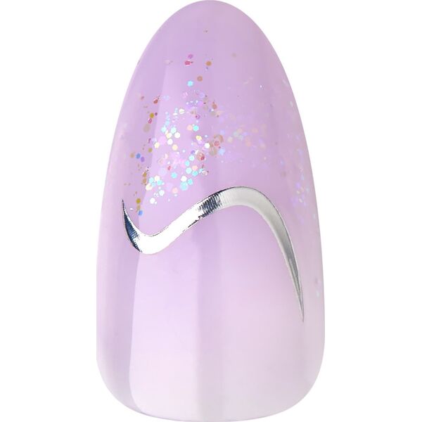 Kiss KISS Sztuczne paznokcie na klej Gel Fantasy Jelly, One Day Jelly, Purple, Medium Almond