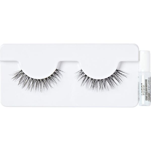 Kiss KISS Sztuczne rzęsy Bare Collection KAR01, 1 Pair & Lash Glue Net Wt. 1g