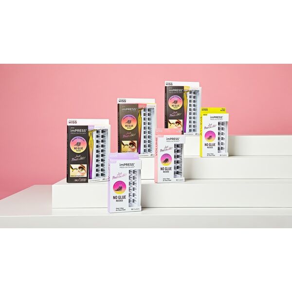 Kiss KISS Sztuczne rzęsy samoprzylepne Press-On Falsies Eyelash Clusters Minipack, Natural, Classy