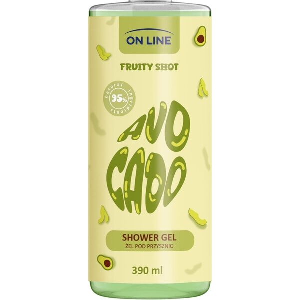Forte Sweeden ON LINE Fruity Shot Żel pod prysznic Avocado 390 ml