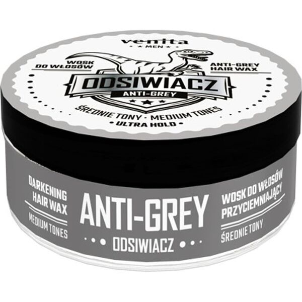 Venita VENITA Men Wosk przyciemniający do włosów siwych - średnie tony 75g