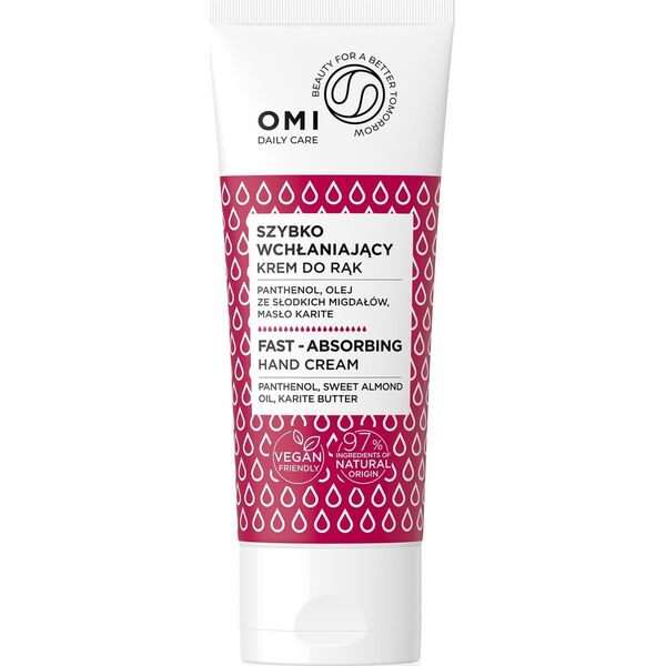 Allvernum OMI Daily Care Krem do rąk szybko wchłaniający Fast-Absorbing Hand Cream 75ml