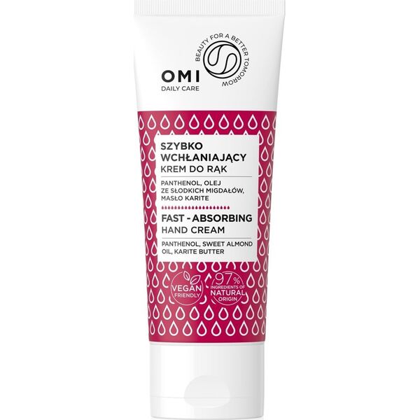 Allvernum OMI Daily Care Krem do rąk szybko wchłaniający Fast-Absorbing Hand Cream 75ml