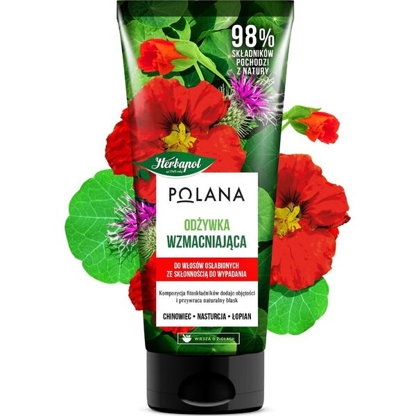Herbapol HERBAPOL Polana Odżywka wzmacniająca do włosów osłabionych,ze skłonnością do wypadania 200ml