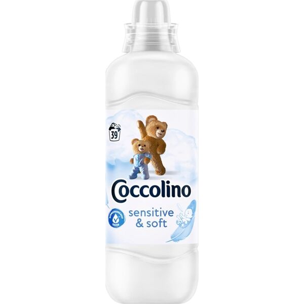 Płyn do płukania Unilever COCCOLINO Sensitive & Soft Płyn do płukania tkanin   975ml (39 prań)
