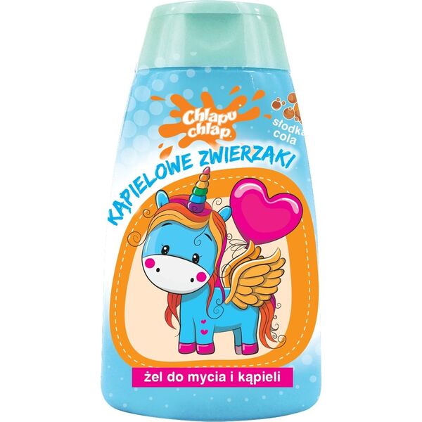 Chlapu Chlap CHLAPU CHLAP Kąpielowe zwierzaki Żel do kąpieli - Melonowy koktajl 74 ml