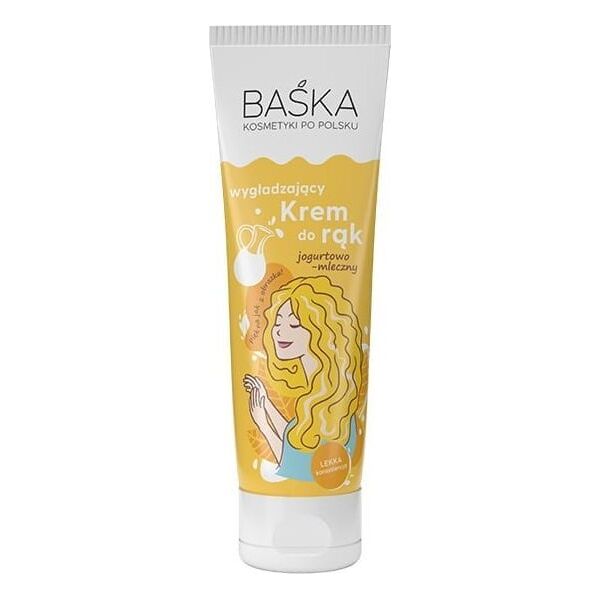 Solverx BAŚKA Krem do rąk wygładzający jogurtowo-mleczny 100 ml