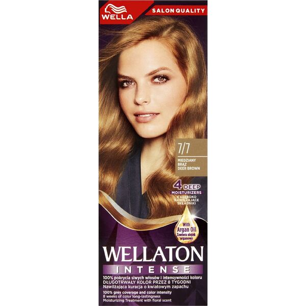 Wella WELLA Wellaton Intense Farba do włosów 7/7 - Miedziany Brąz 1op.