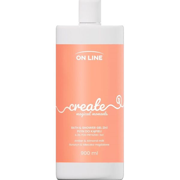On Line ON LINE Emocje Żel i płyn do kąpieli 2w1 Create 900 ml