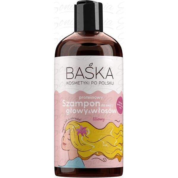 Solverx BAŚKA Szampon do włosów - liliowy 500 ml
