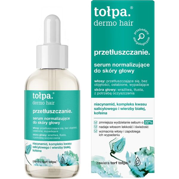 TOLPA TOŁPA Dermo Hair Przetłuszczanie Serum normalizujące do skóry głowy 75 ml