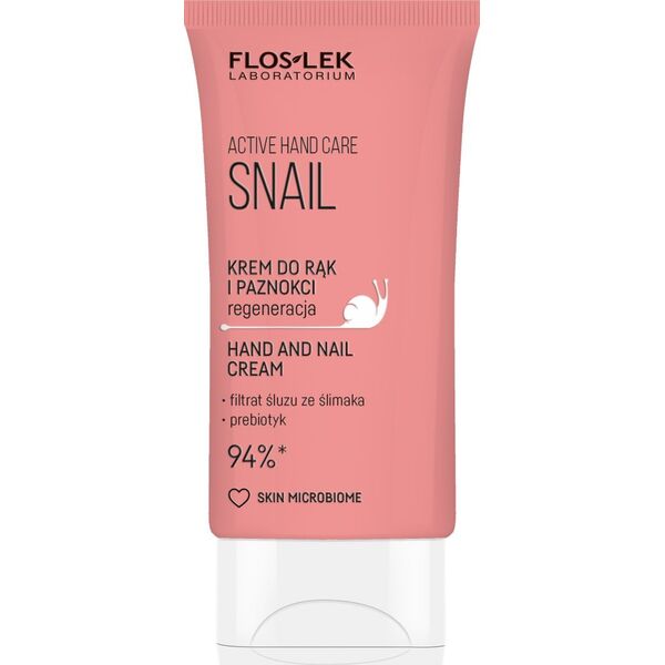 Floslek Floslek ACTIVE Hand Care SNAIL - Regenerujący krem do rąk 50 ml z filtratem ślimaka