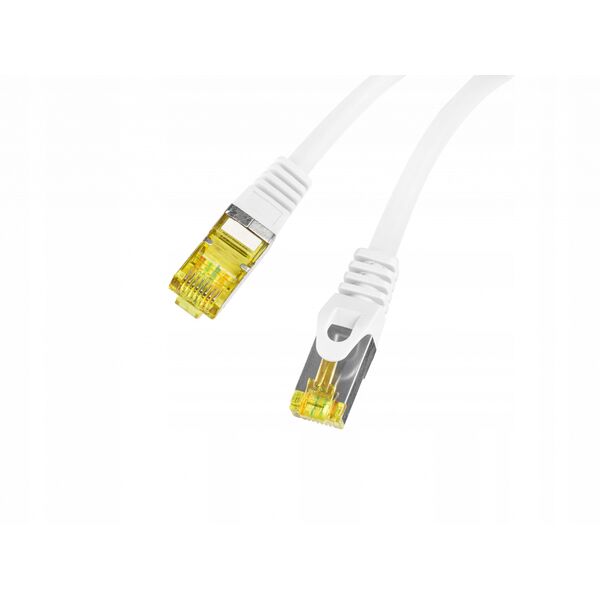 PATCHCORD ΚΑΤ.6A S/FTP LSZH CU 5M ΛΕΥΚΟ FLUKE PASSED LANBERG