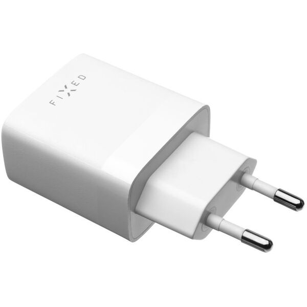 FIXED FIXC17N-2U-WH ładowarka do urządzeń przenośnych Smartfon, Tablet Biały Prąd przemienny Szybkie ładowanie Wewnętrzna