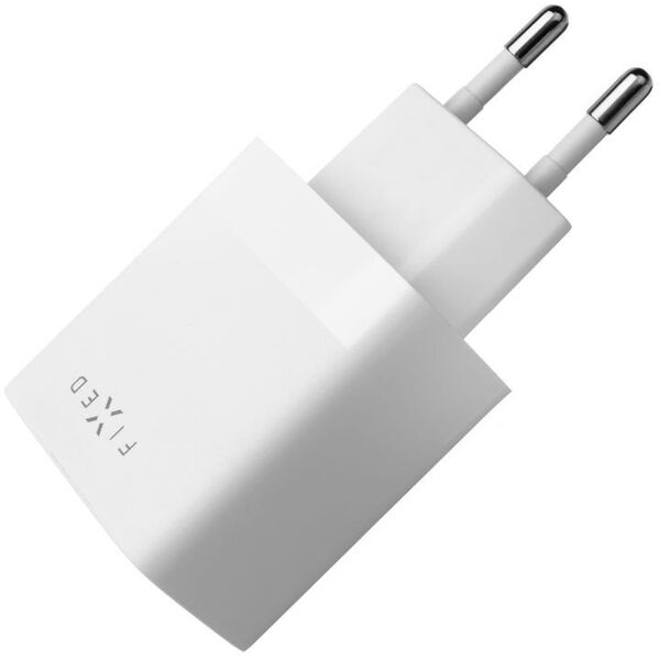 FIXED FIXC17N-2U-WH ładowarka do urządzeń przenośnych Smartfon, Tablet Biały Prąd przemienny Szybkie ładowanie Wewnętrzna