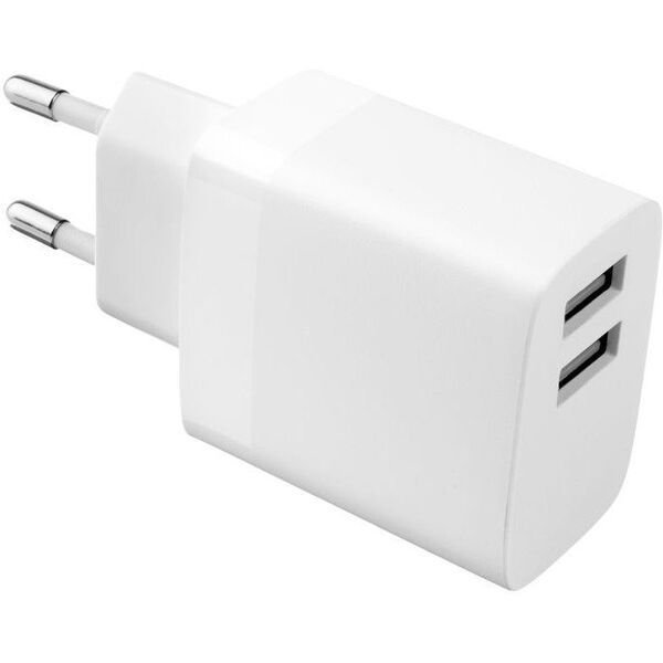 FIXED FIXC17N-2U-WH ładowarka do urządzeń przenośnych Smartfon, Tablet Biały Prąd przemienny Szybkie ładowanie Wewnętrzna