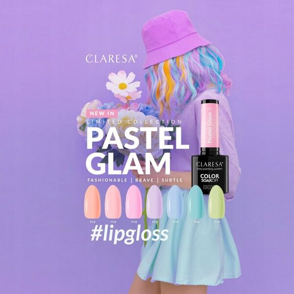 Claresa Pastel Glam Lakier Hybrydowy 5g (6)