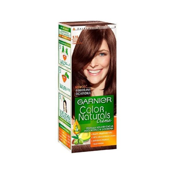 Garnier Color Naturals Krem koloryzujący nr 5.15 Gorzka Czekolada