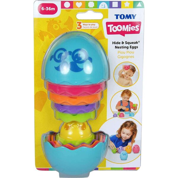 Tomy Tomy Toomies Jajko matrioszka niebieskie jajo