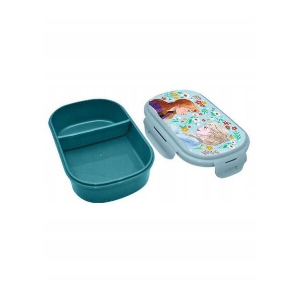 Kids Euroswan Śniadaniówka + sztućce, 21x14x6cm Kraina Lodu Frozen FR50014 Kids Euroswan