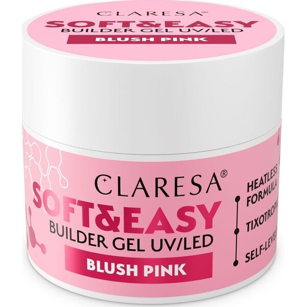 Claresa CLARESA N Żel budujący do paznokci Soft&Easy Builder Blush Pink 90g