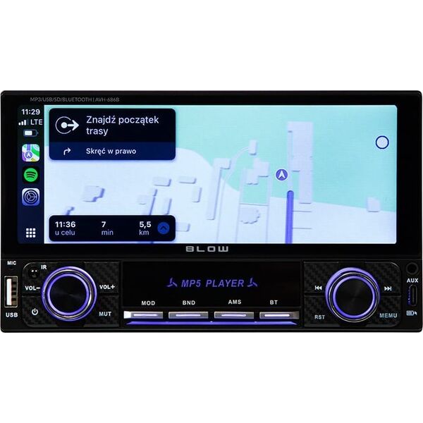 Radio samochodowe Blow 78-355# Radio blow avh-686b rds mp3/usb/micro sd/bluetooth