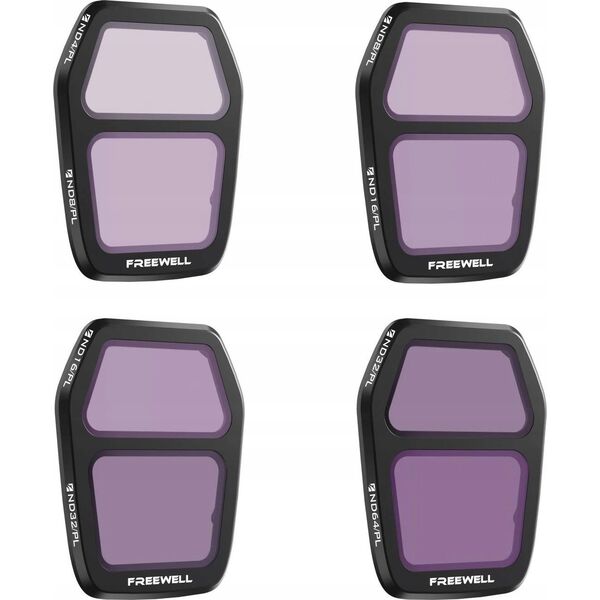 Zestaw 4 filtrów Freewell Bright Day do DJI Air 3S