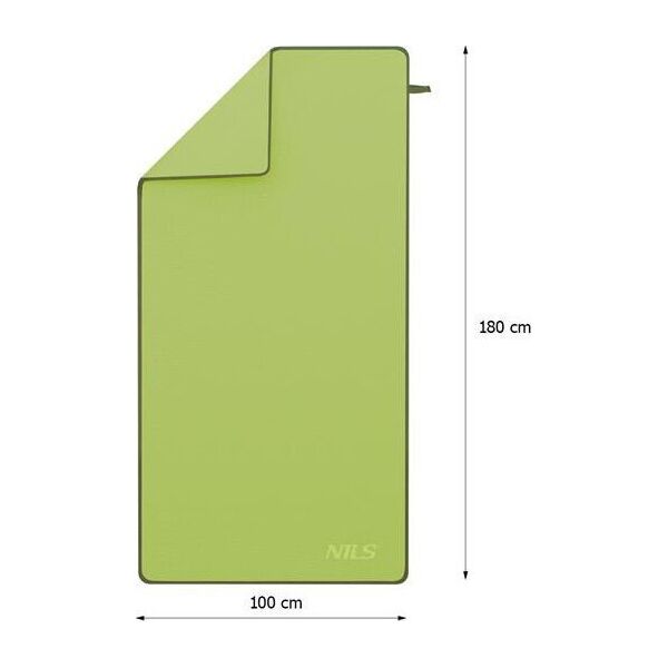 ΠΕΤΣΕΤΑ ΜΙΚΡΟΪΝΩΝ NCR12 ZIELONY 180x100 cm Nils Extreme
