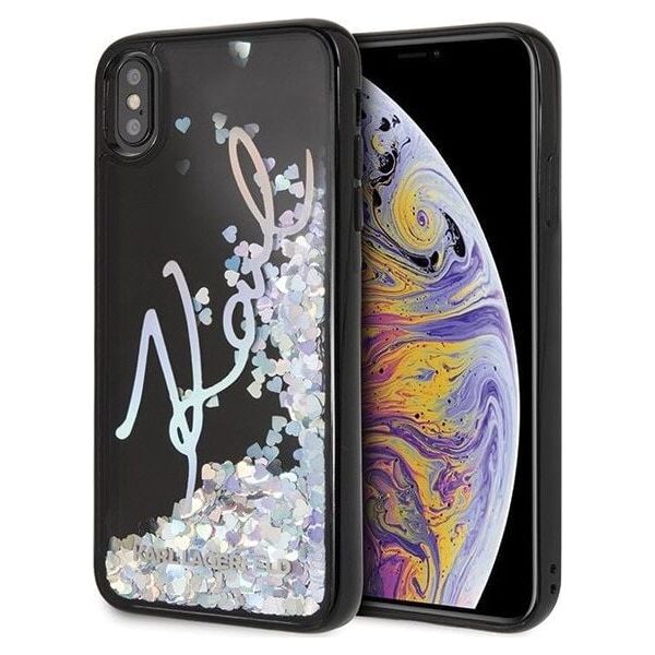 Karl Lagerfeld Etui KLHCI65KSIGMU iPhone XS Max czarne
