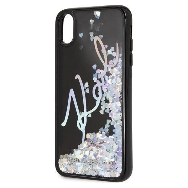Karl Lagerfeld Etui KLHCI65KSIGMU iPhone XS Max czarne