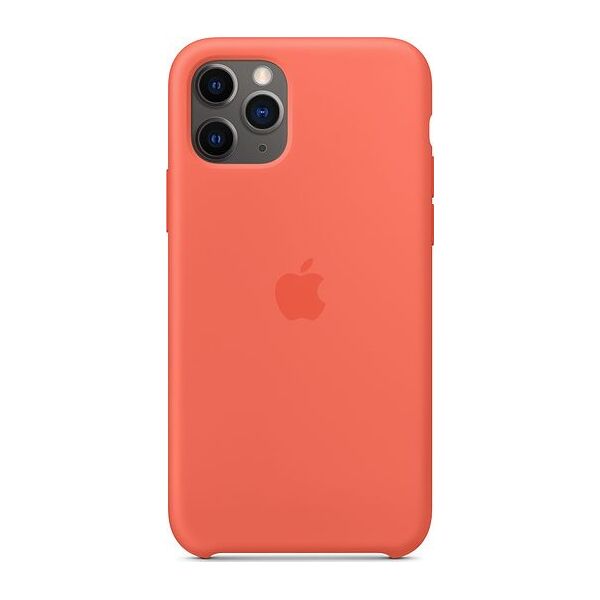 Apple Silikonowe etui do iPhone 11 Pro - mandarynkowy (pomarańczowy)-MWYQ2ZM/A