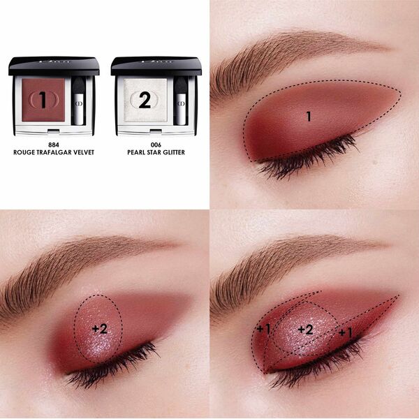 Dior DIOR MONO COLOUR COUTURE EYESHADOW 884 ROUGE TRAFALGAR 2g