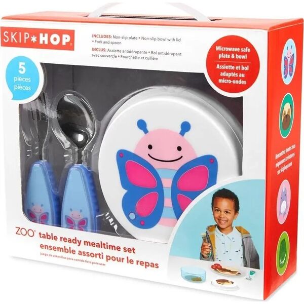 Skip Hop Zestaw obiadowy ZOO Motyl