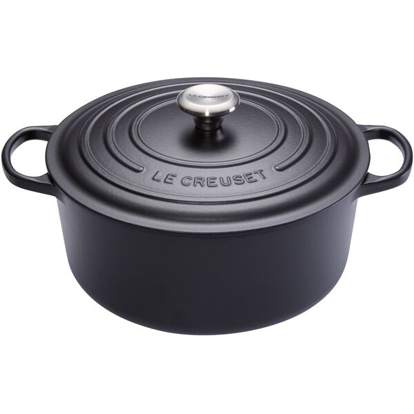 le creuset Le Creuset Signature Roaster round 26cm black Schwarz (21177260000430)