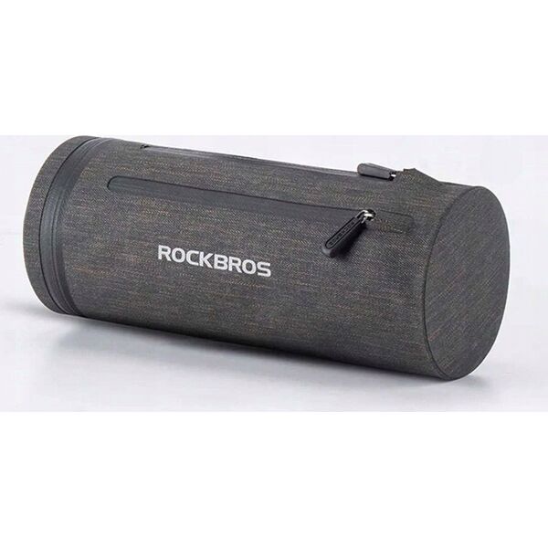 RockBros Praktyczna torba rowerowa wodoodporna mocowana na kierownicę czarna ROCKBROS