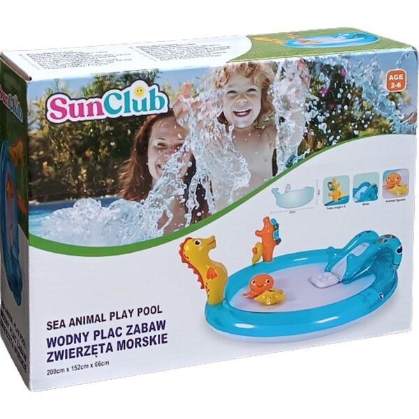 SunClub Basen dla dzieci SunClub - Plac zabaw 64x152x203cm