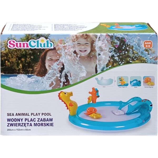 SunClub Basen dla dzieci SunClub - Plac zabaw 64x152x203cm