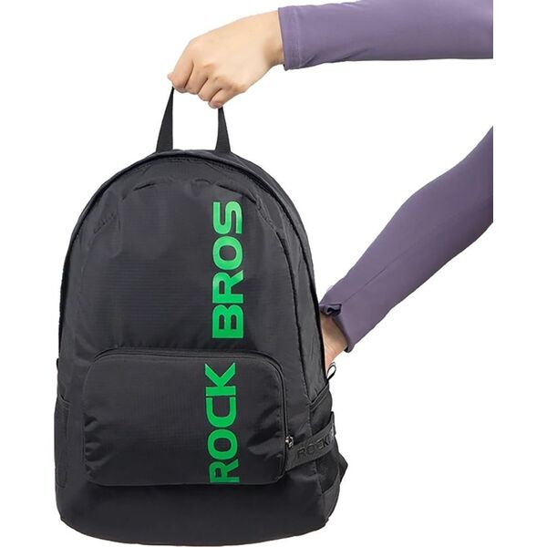 Plecak sportowy wodoodporny składany 46.5x38cm 18l - czarny ROCKBROS