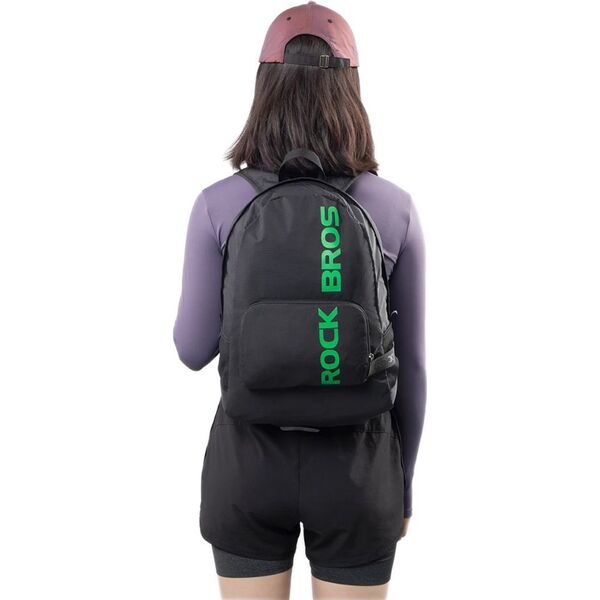 Plecak sportowy wodoodporny składany 46.5x38cm 18l - czarny ROCKBROS