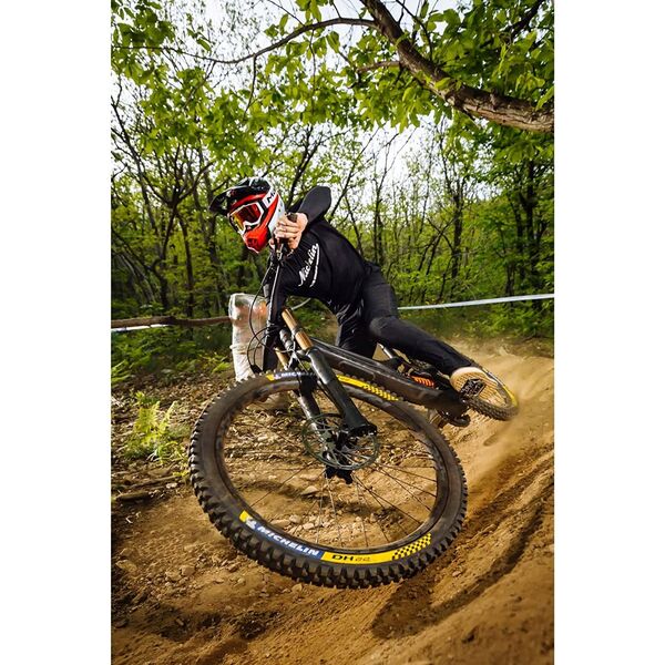 Ελαστικό ποδηλάτου MTB downhill MICHELIN 27.5X2.40 (μέγεθος ETRTO 61-584) DH22 (TPI 4X55) PREMIUM RACING LINE χωρίς σαμπρέλα Sidewall BLACK