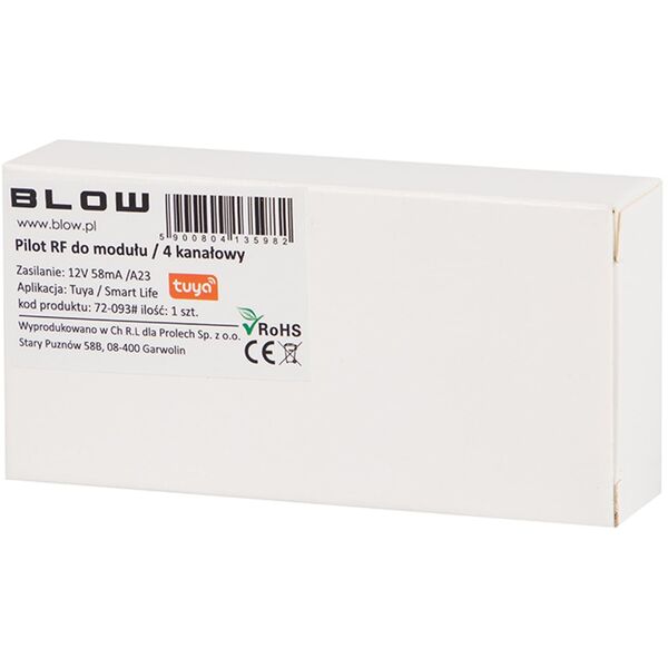 72-093# Pilot do modułu rf 4 kanałowy