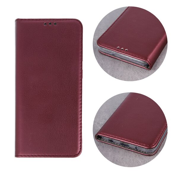 Θήκη KABURA MAGNETO MOTOROLA MOTO G75 ΜΠΟΡΝΤΩ