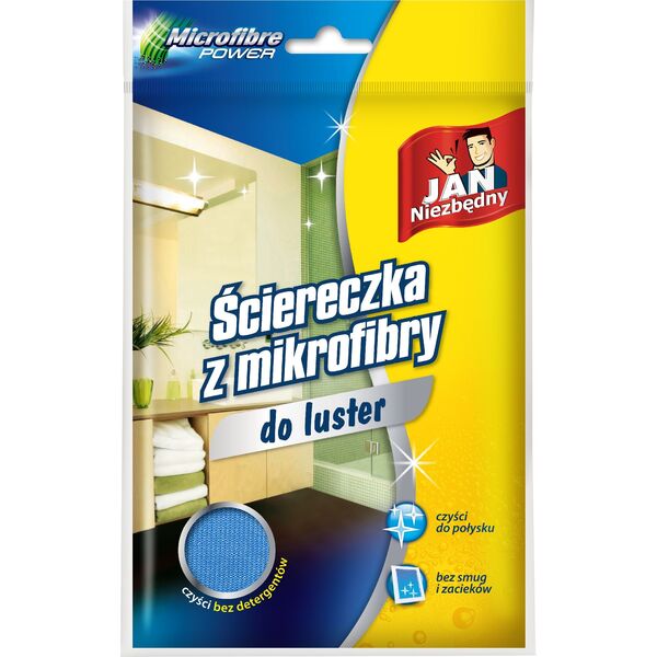 JAN Niezbędny JN Ściereczka z mikrofibry do luster - 8571014180