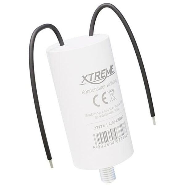 Kondensator silnikowy Xtreme (4uf, 450vac, przewody)