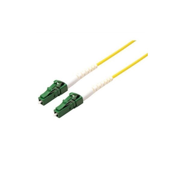 Kabel światłowodowy ROLINE 9/125 m OS2, LC/LC, LSOH, APC, simplex, żółty, 1 m